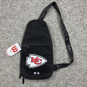 Wilson Pickleball Paddle Bag Black Kansas City Chiefs Strap